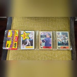 1987 Topps OZZIE SMITH Darryl Strawberry TOPPS 1987 Rack Pack with 49 CARDS